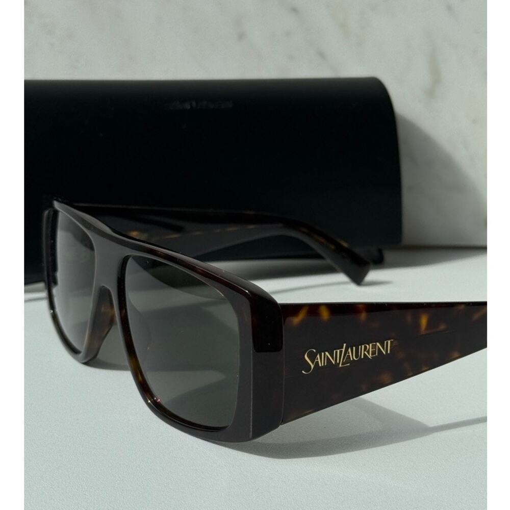 NEW Saint Laurent SL832 Havana Brown Unisex Sunglasses
